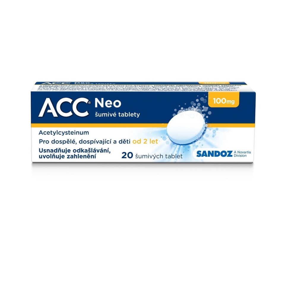 ACC 100 NEO 100MG šumivá tableta 20