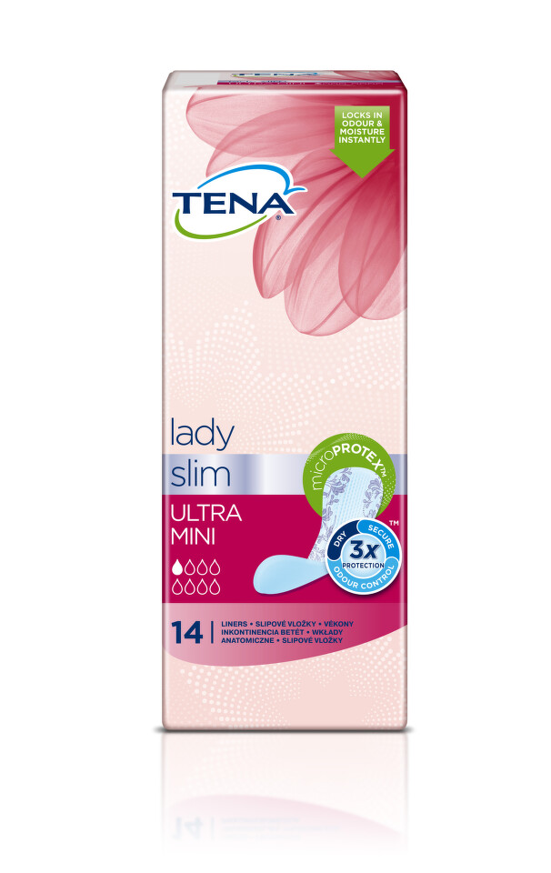 TENA Lady Ultra Mini - Inkontinenční vložky (14 ks)
