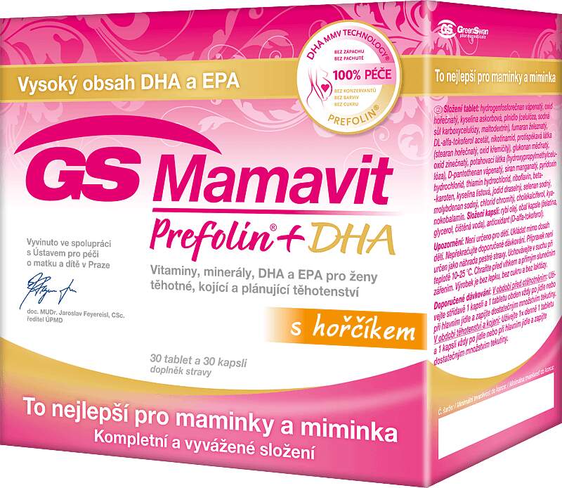 GS Mamavit Prefolin+DHA+EPA tbl/cps.30+30 2016