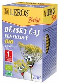 LEROS BABY BIO Dětský čaj Fenyklový n.s.20x1.5g