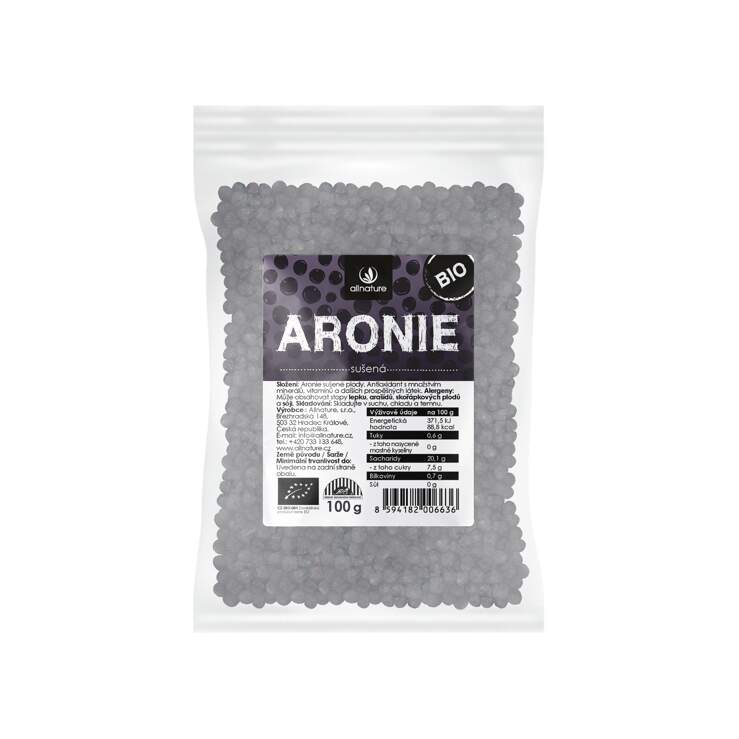 Allnature Aronie černý jeřáb BIO 100 g