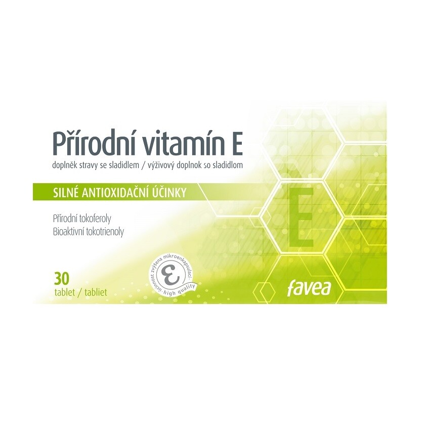 Přírodní vitamín E tbl.30 Favea