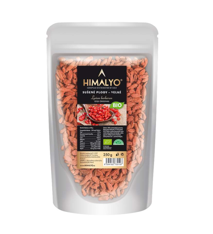 HIMALYO - sušené plody GOJI EXCLUSIVE BIO 250g