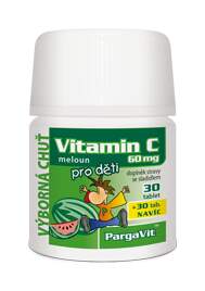 PargaVit Vitamin C meloun pro děti tbl.60