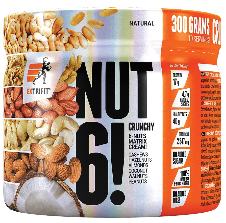 Nut 6! 300 g natural, Extrifit
