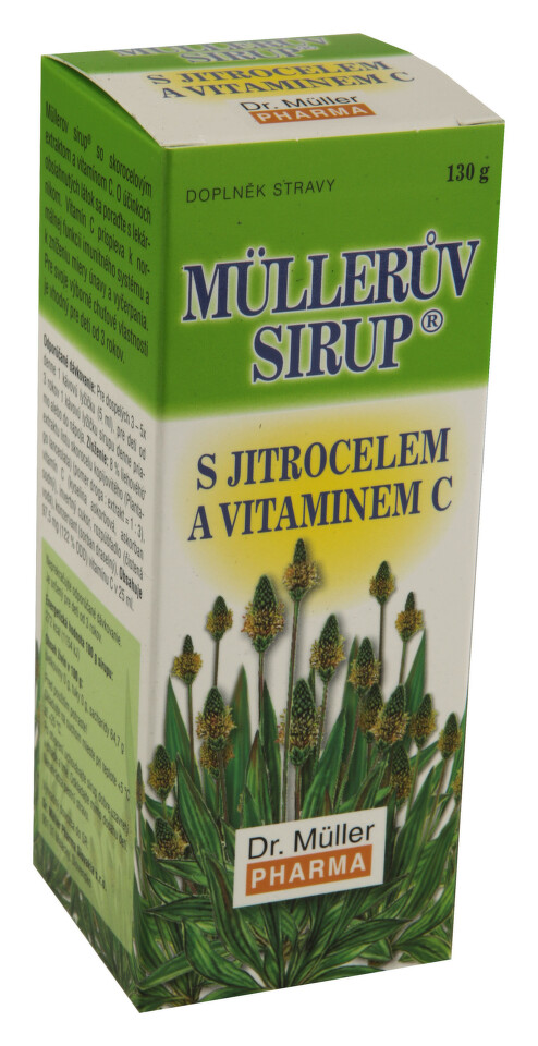 Müllerův sirup s jitrocelem a vitaminem C 130g