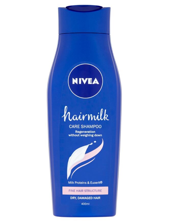 NIVEA Šampon Hairmilk Jemné vlasy 400ml 88655