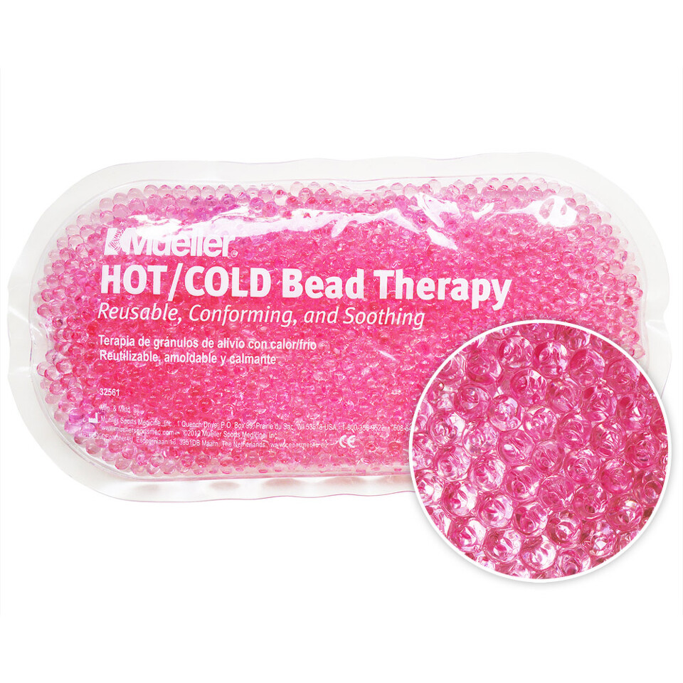 Mueller Hot / Cold polštářek gelové kuličky růžový