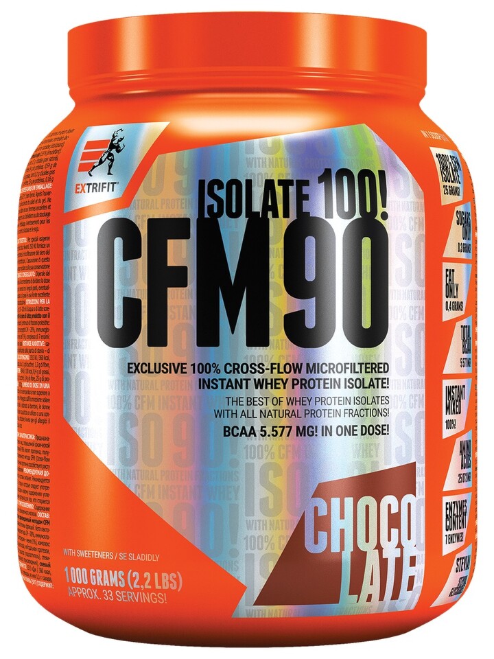 CFM Instant Whey Isolate 90 1 kg chocolate, Extrifit