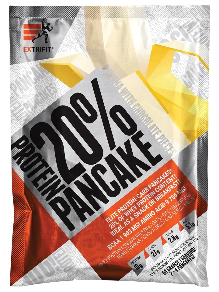 Protein Pancake 20 % 50 g banana chocolate, Extrifit