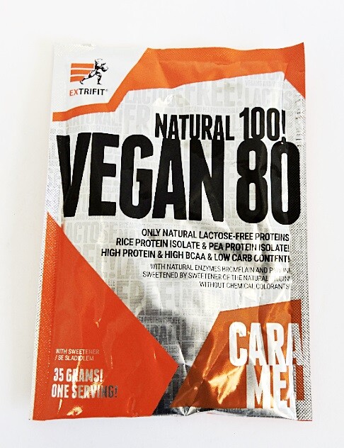 Vegan 80 35 g caramel, Extrifit