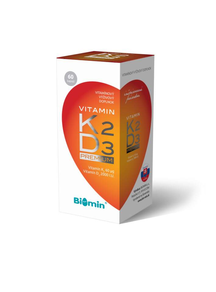 Vitamin K2+D3 2000 I.U. PREMIUM tob.30 Biomin