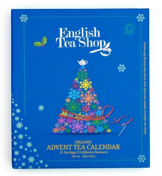 English Tea XMAS 25 bags advent modrá kniha BIO